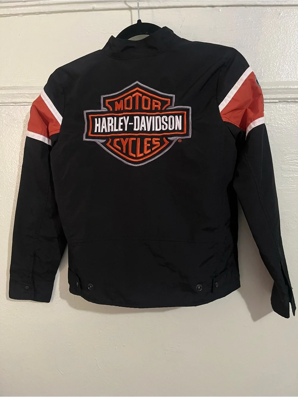 Vintage Harley-Davidson Big Boys Nylon Wind Breaker Jacket.